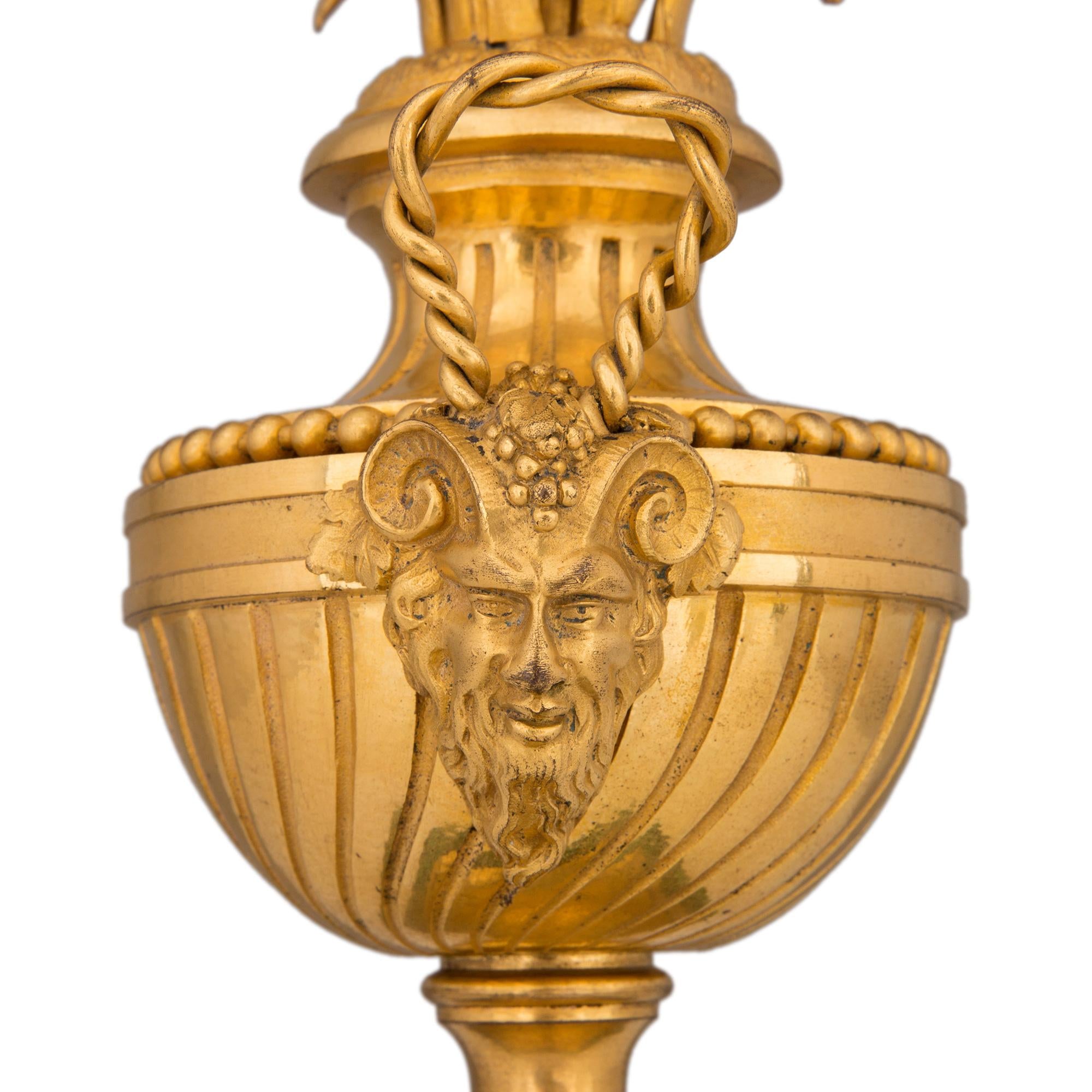 Homeware Life Set of 2 Malachite & Brass Candelabras – Handmade Luxury Natural Stone Candle Holders