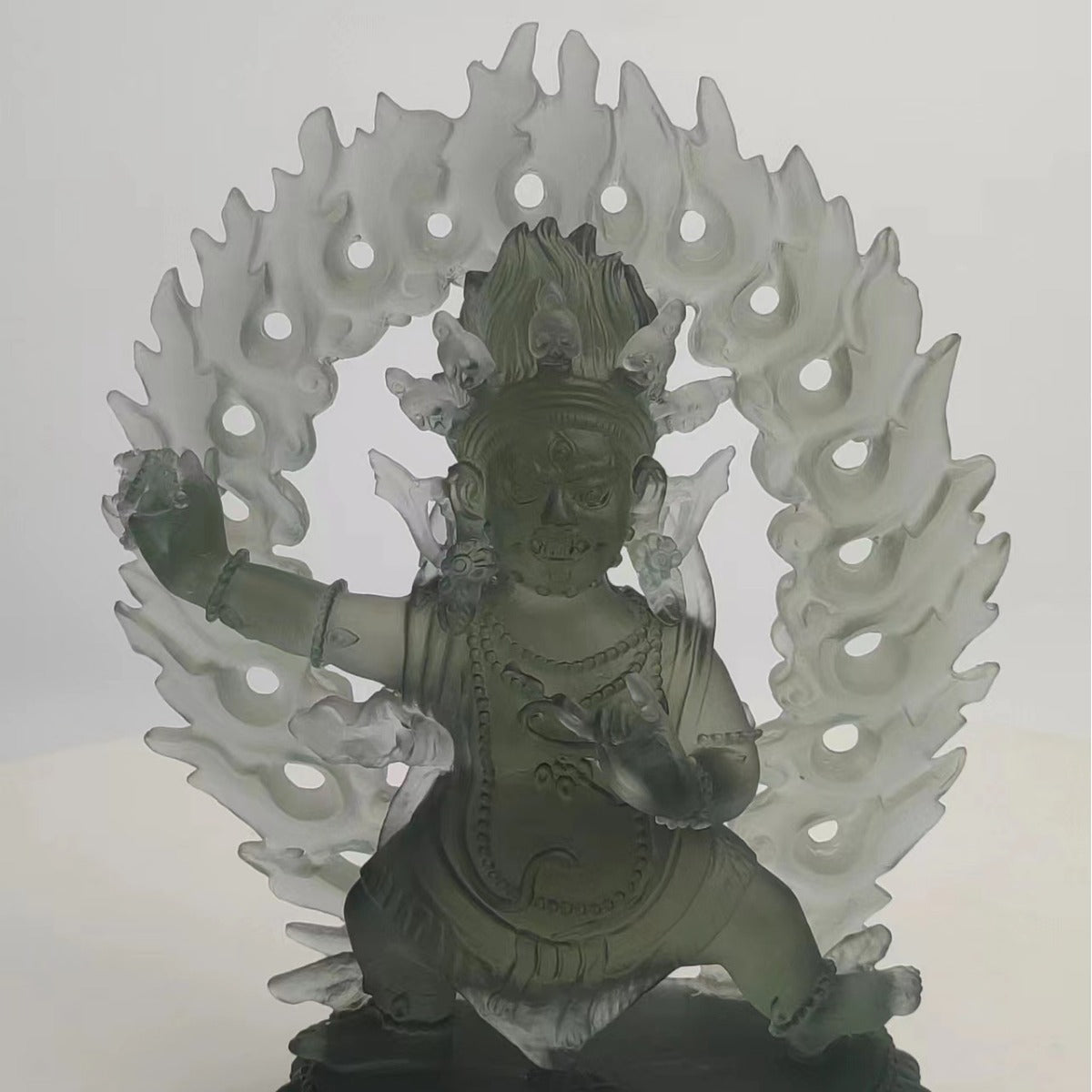 Homeware Life Crystal Glass Buddha Statue – Elegant Small Decorative Ornament for Zen & Spiritual Décor