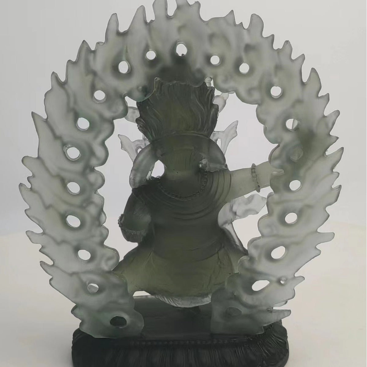 Homeware Life Crystal Glass Buddha Statue – Elegant Small Decorative Ornament for Zen & Spiritual Décor