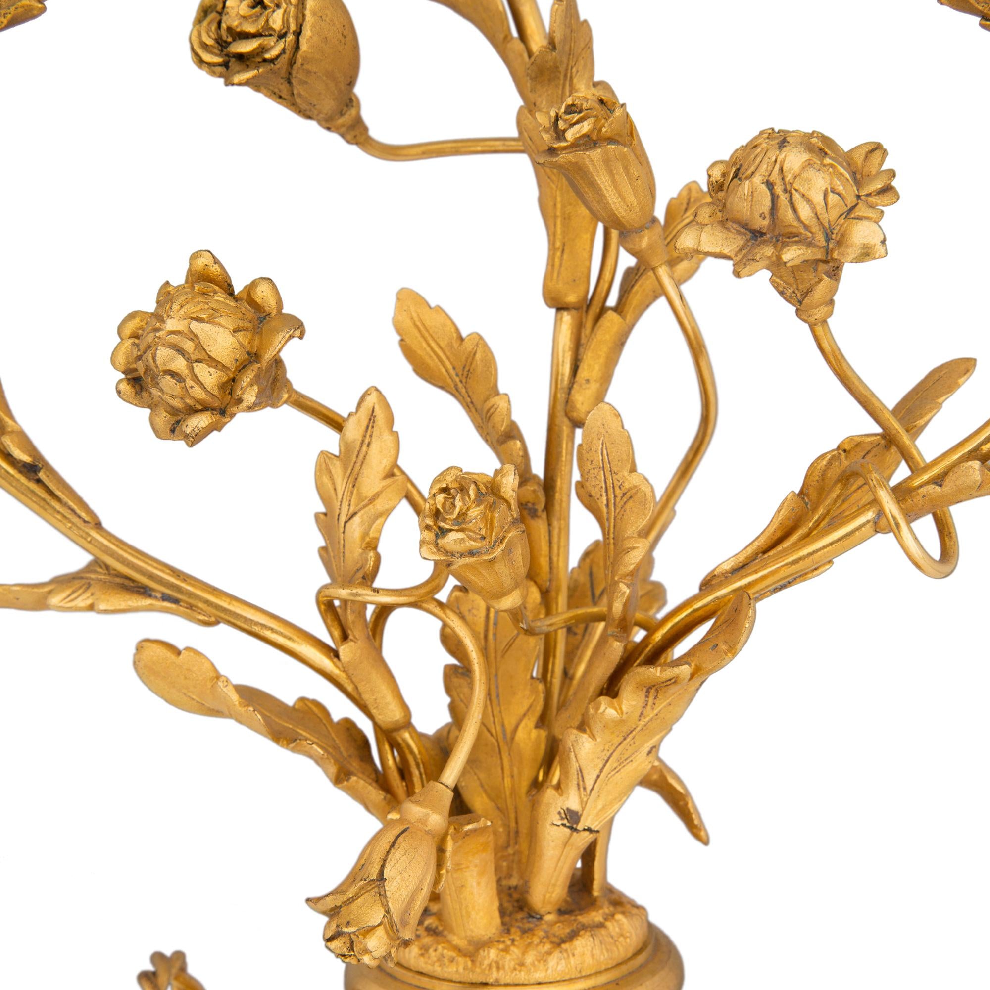 Homeware Life Set of 2 Malachite & Brass Candelabras – Handmade Luxury Natural Stone Candle Holders