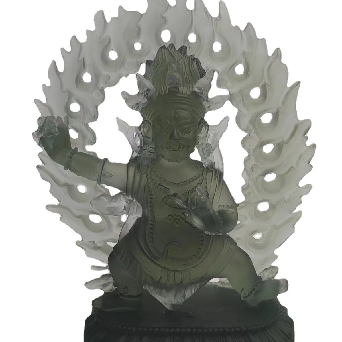 Homeware Life Crystal Glass Buddha Statue – Elegant Small Decorative Ornament for Zen & Spiritual Décor