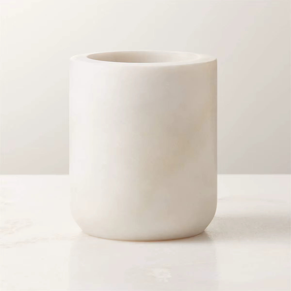 White Marble Bathroom Toothbrush Holder Accessory Luxury 1 Piece by Homeware Life