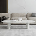Natural Marble Adjustable Coffee Table 120x100 – Homeware Life Modern Side Table