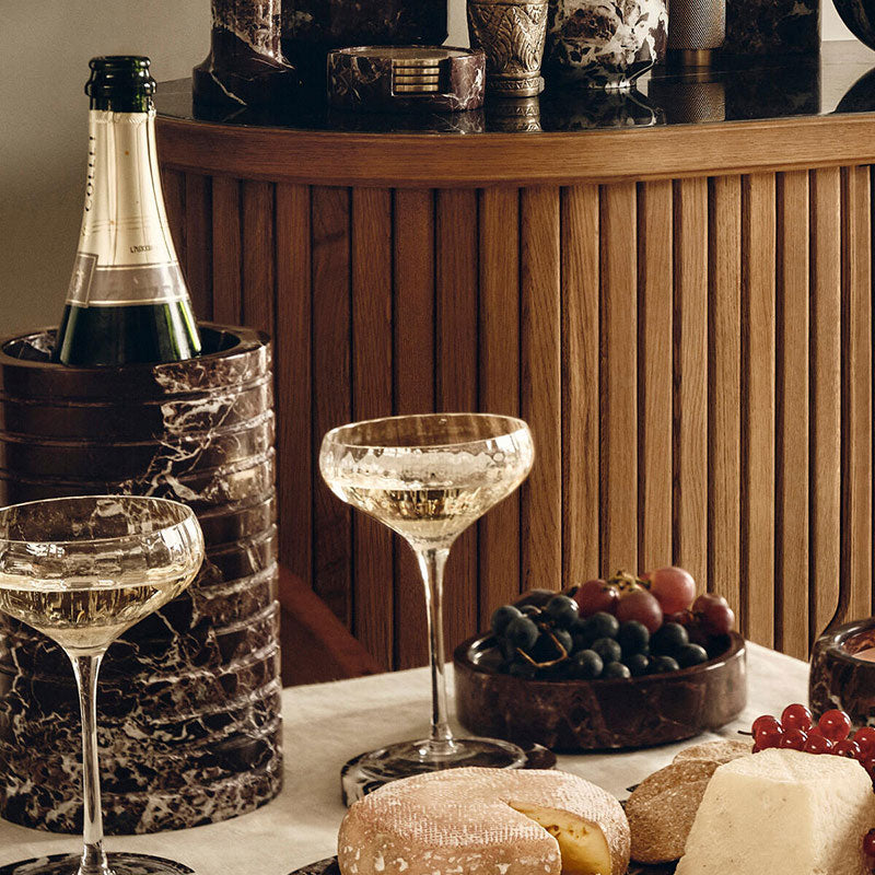 Large Natural Marble Wine Cooler – Contemporary Homeware Life Ice Bucket & Vase