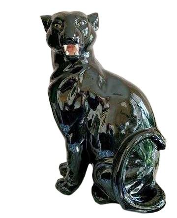 Fiberglass Outdoor Panther Sculpture – Modern Statement Art for Gardens & Interiors by Homeware Life