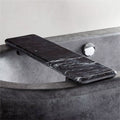 Black Marble Bathroom Bath Caddy Accessory Luxury 1 Piece by Homeware Life