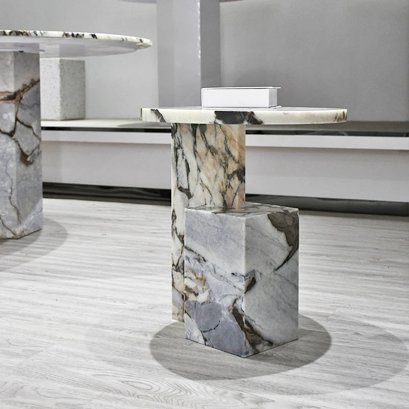 Elephant White Marble Side Table – Homeware Life Modern Luxury