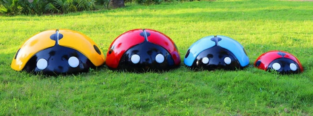 Luxury Giant Ladybug Fiberglass Sculpture – Contemporary Garden & Indoor Statement Art by Homeware Life