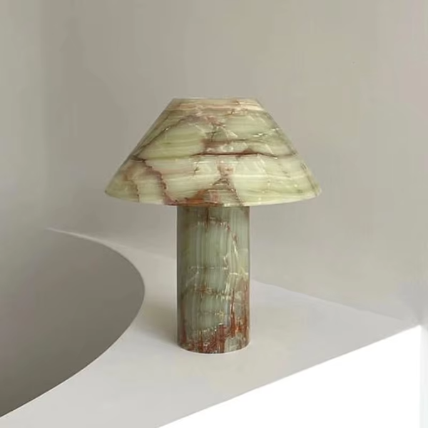 Homeware Life 26×26×28 cm Green Onyx Marble Accent Piece – Luxury Stone Sculptural Object