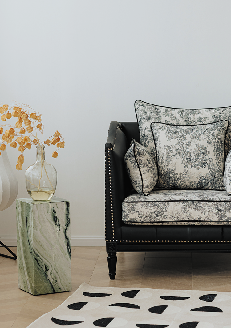 Green Marble Quartz Geode Sculpture – Modern Minimalist Stone Statement Piece by Homeware Life (23X23X51)