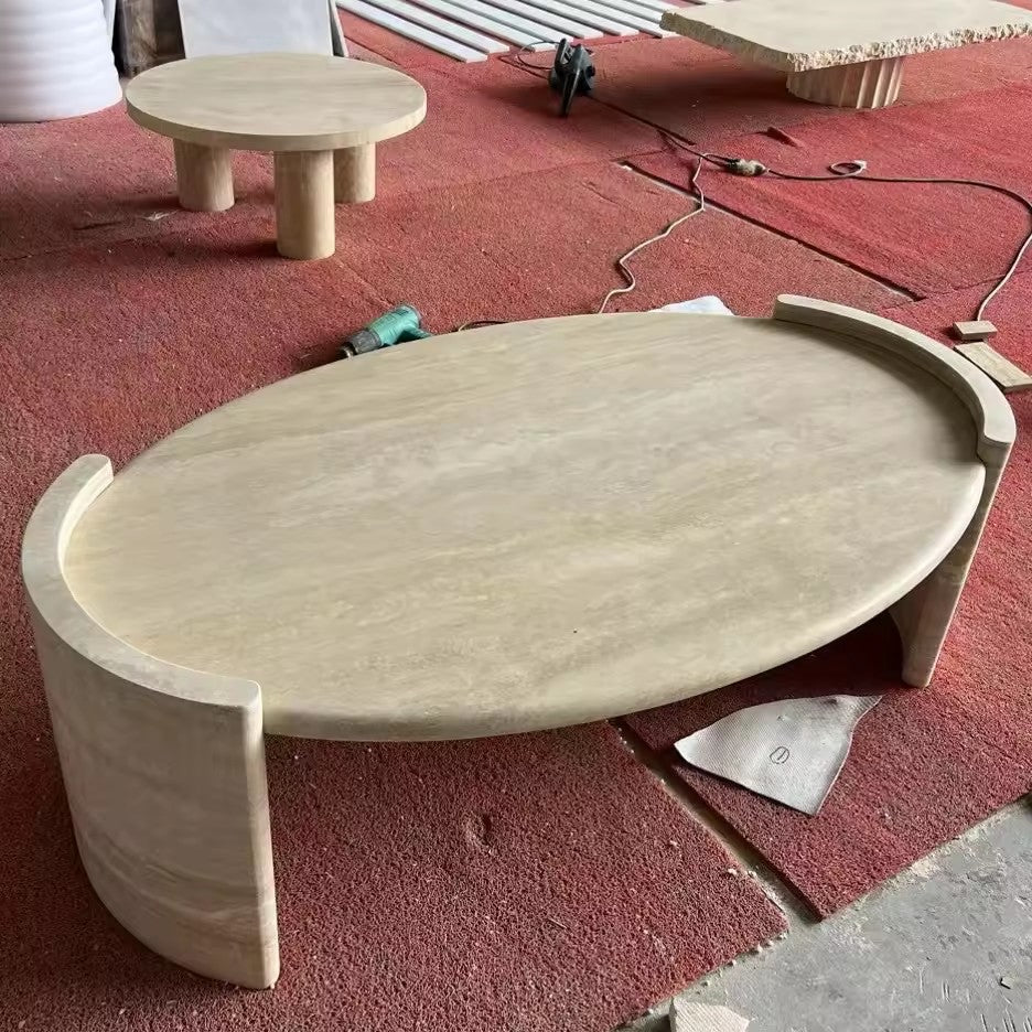 Modern Oval Marble Coffee Table – Homeware Life Luxury Side Table