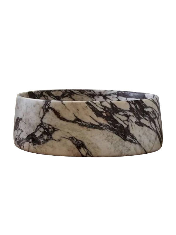 Luxury Natural Marble Vessel Sink – Handcrafted Round Bathroom Basin by Homeware Life
