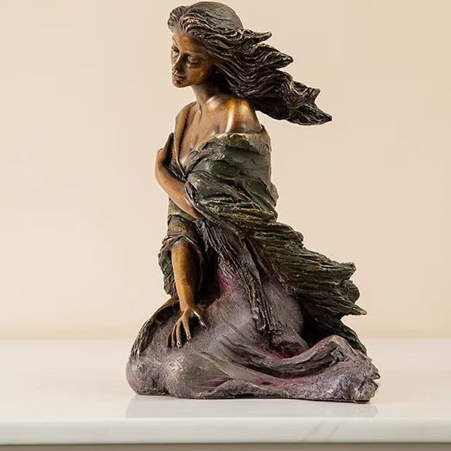 Life-Size Bronze Female Sculpture – Modern Art Nude Collection Homeware Life