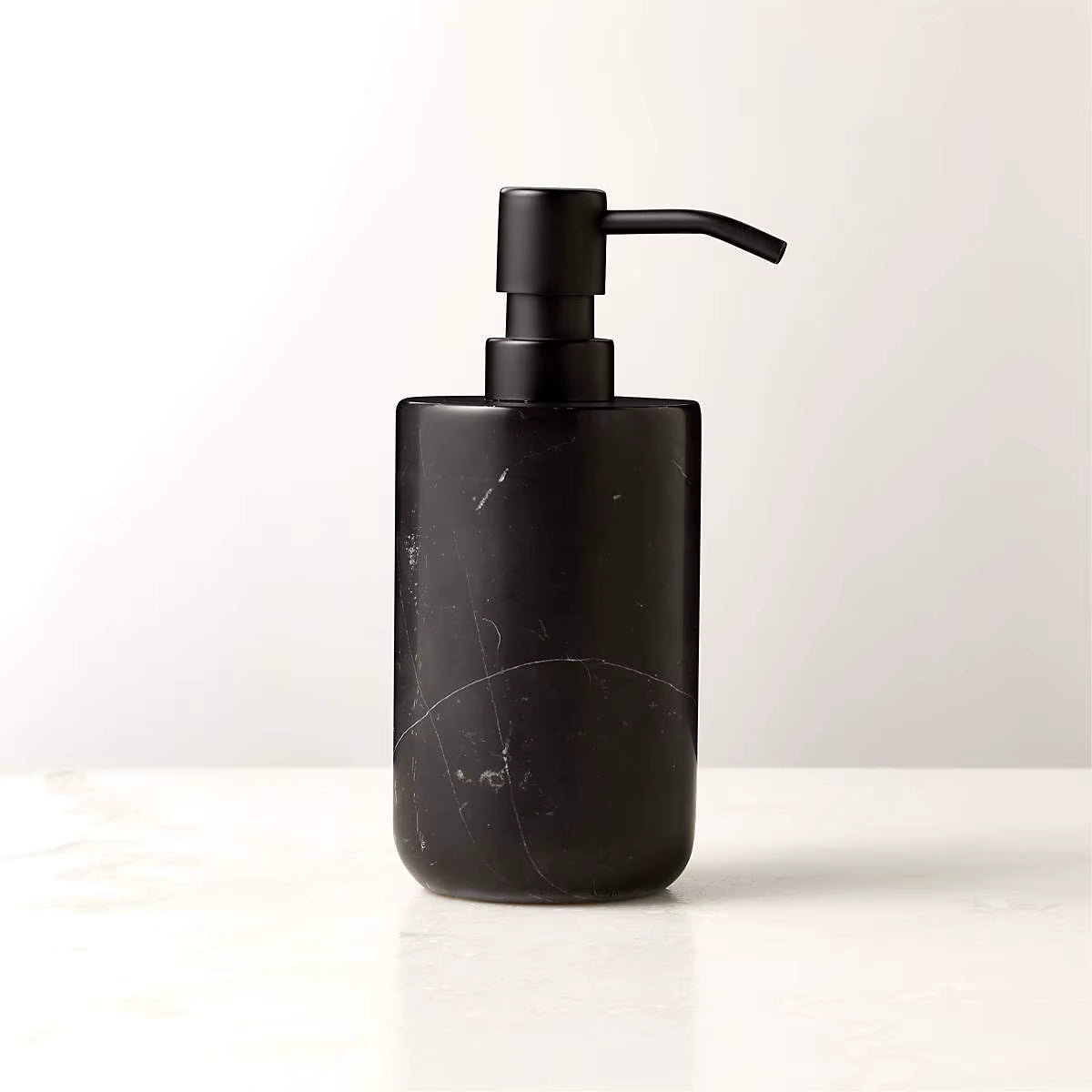 Black Marble Bathroom Soap Pump Accessory Luxury 1 Piece by Homeware Life