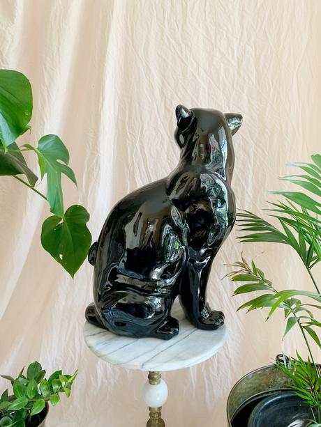Fiberglass Outdoor Panther Sculpture – Modern Statement Art for Gardens & Interiors by Homeware Life