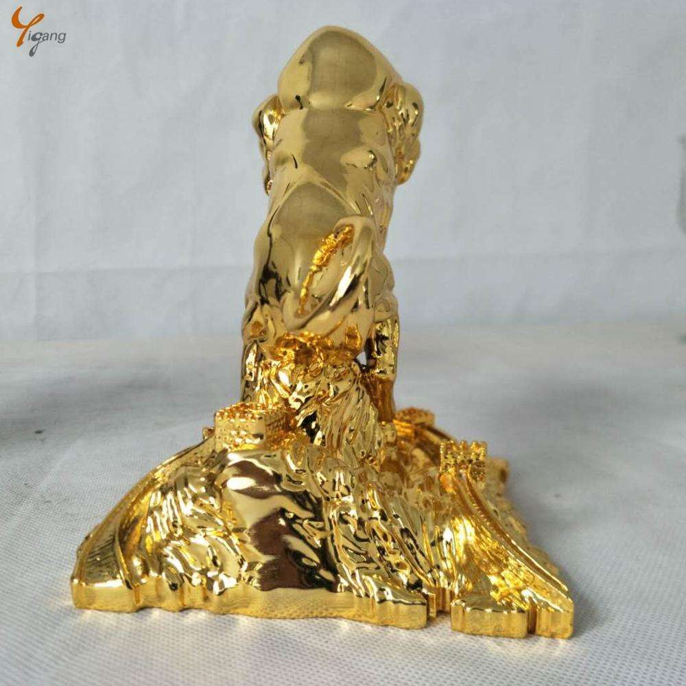 Luxury Gold Bull Resin Sculpture – Handcrafted Symbol of Strength & Prosperity by Homeware Life