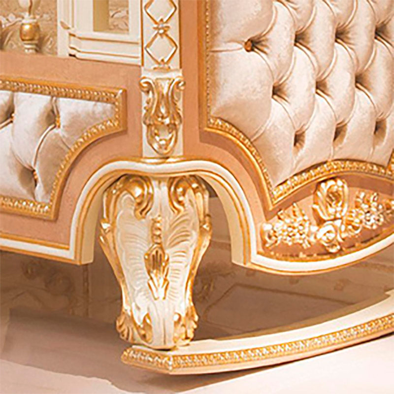 European Luxury Baby Crib – Handmade Wooden and Leather Multifunctional Cot by Homeware Life