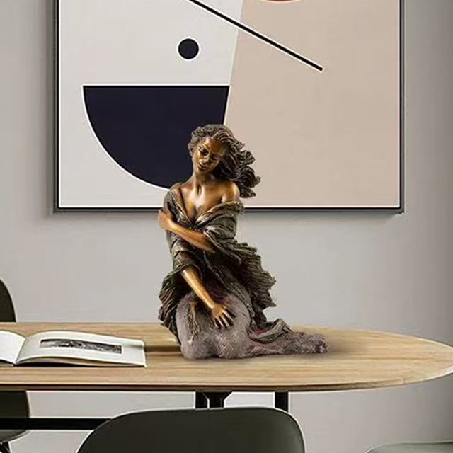 Life-Size Bronze Female Sculpture – Modern Art Nude Collection Homeware Life