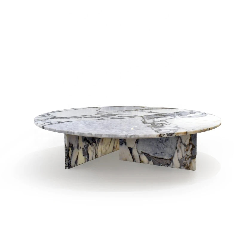 Modern Round Marble Dining Table (D100 X H25) – Homeware Life Minimalist Luxury