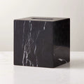 Black Marble Bathroom Tissue Box Cover Accessory Luxury 1 Piece by Homeware Life