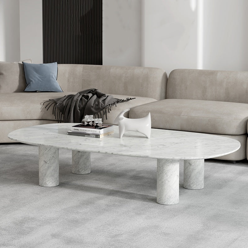 Natural Marble Adjustable Coffee Table 120x100 – Homeware Life Modern Side Table
