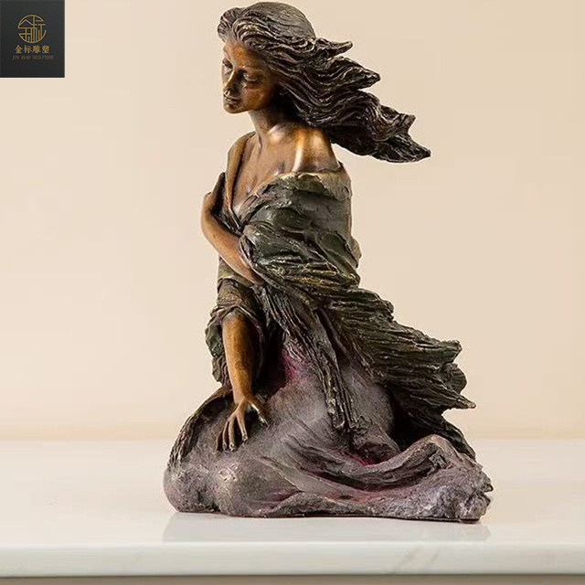 Life-Size Bronze Female Sculpture – Modern Art Nude Collection Homeware Life