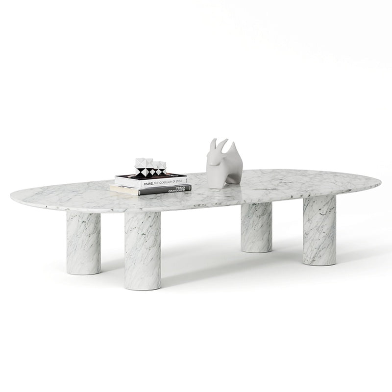 Natural Marble Adjustable Coffee Table 120x100 – Homeware Life Modern Side Table