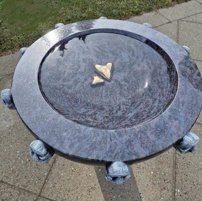 Luxury Hand-Polished Natural Marble Water Fountain – Elegant Outdoor Garden Feature by Homeware Life